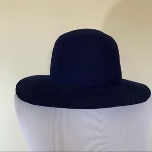 Glenover navy blue wool hat